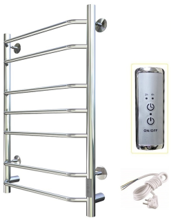 Электрический полотенцесушитель Тругор Браво Пэк сп 3 П с полкой 80x50см хром БравоПэксп3П/805032